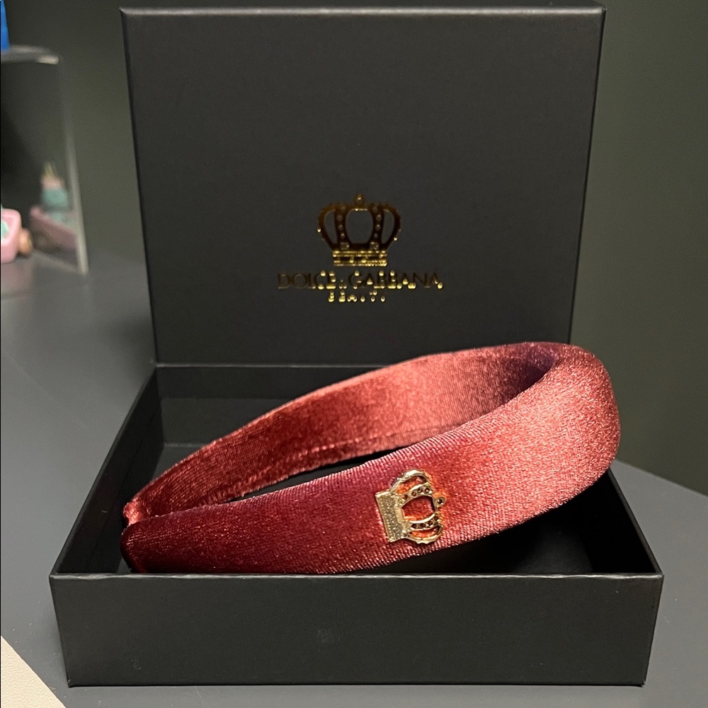 Dolce & Gabbana velvet Headband